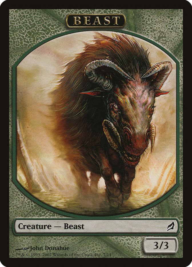 Beast Token [Lorwyn Tokens] | Jomio and Rueliete's Cards and Comics
