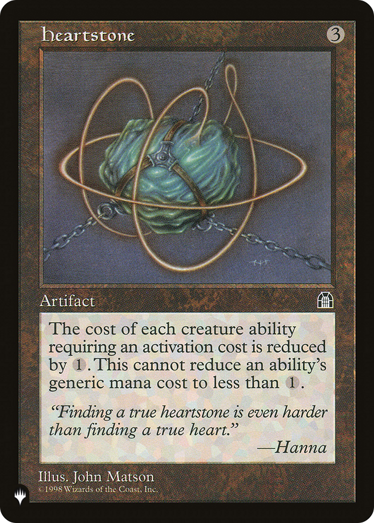 Heartstone [The List] | Jomio and Rueliete's Cards and Comics