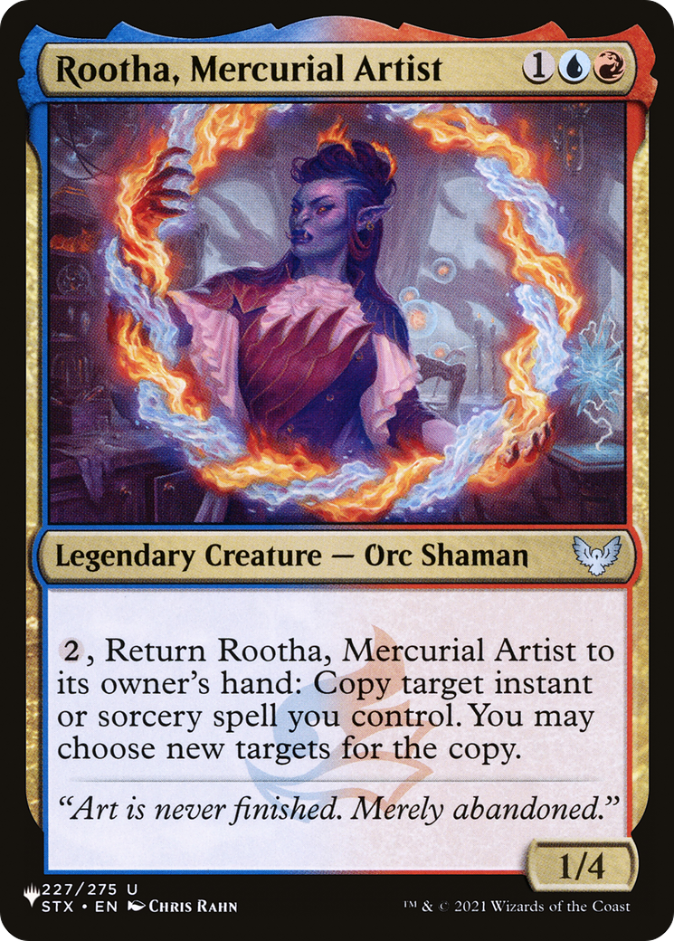 Rootha, Mercurial Artist [The List] | Jomio and Rueliete's Cards and Comics