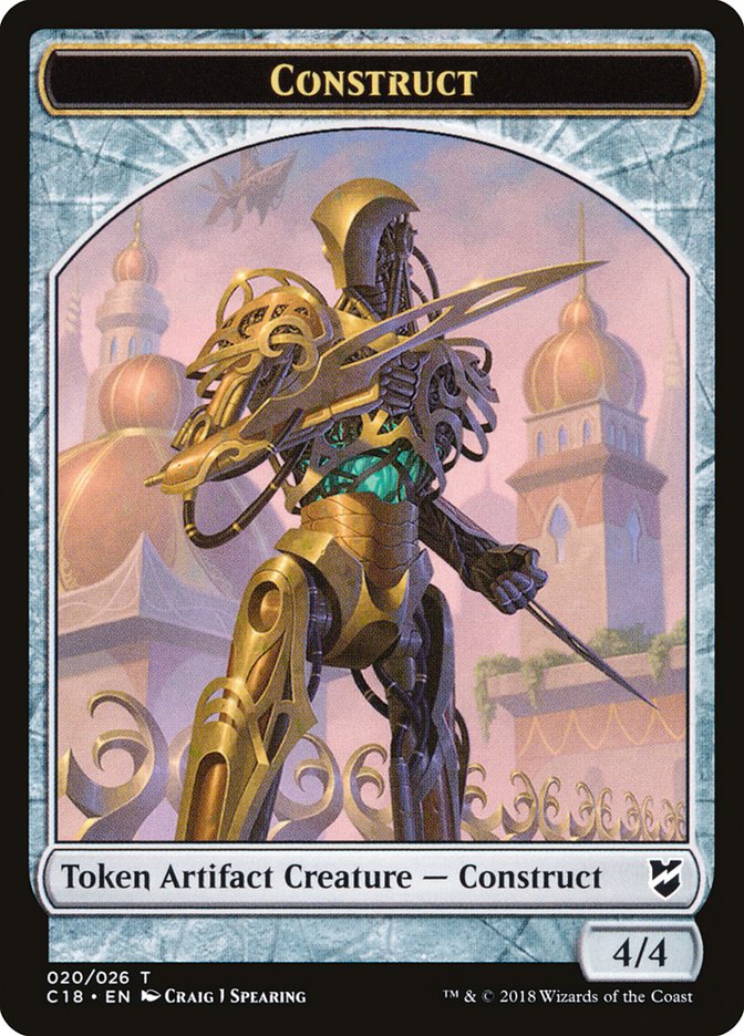 Construct Token (020/026) [Commander 2018 Tokens] | Jomio and Rueliete's Cards and Comics