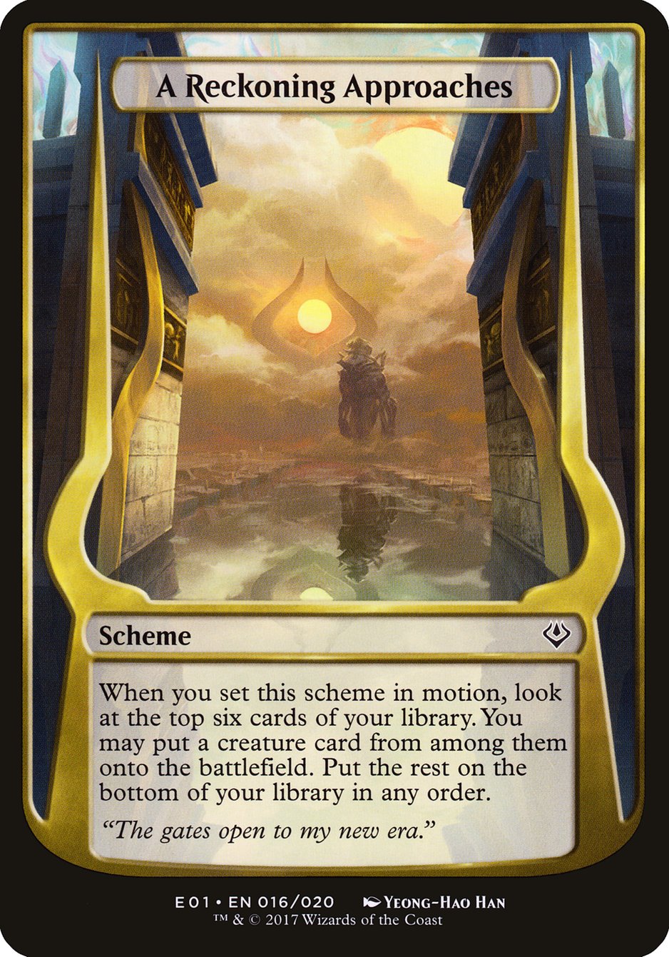 A Reckoning Approaches (Schemes) [Archenemy: Nicol Bolas Schemes] | Jomio and Rueliete's Cards and Comics