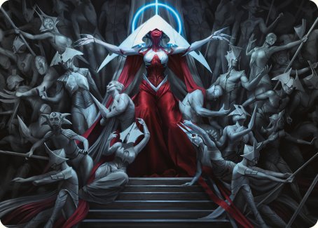 Elesh Norn, Mother of Machines Art Card [Phyrexia: All Will Be One Art Series] | Jomio and Rueliete's Cards and Comics
