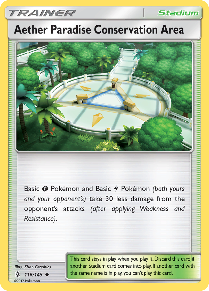 Aether Paradise Conservation Area (116/145) [Sun & Moon: Guardians Rising] | Jomio and Rueliete's Cards and Comics