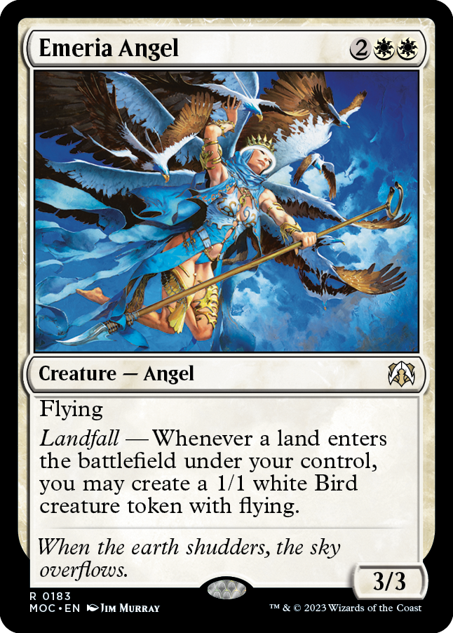 Emeria Angel [March of the Machine Commander] | Jomio and Rueliete's Cards and Comics