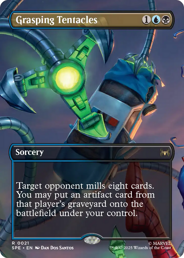 Grasping Tentacles (Borderless) [Marvel's Spider-Man: Eternal-Legal] | Jomio and Rueliete's Cards and Comics