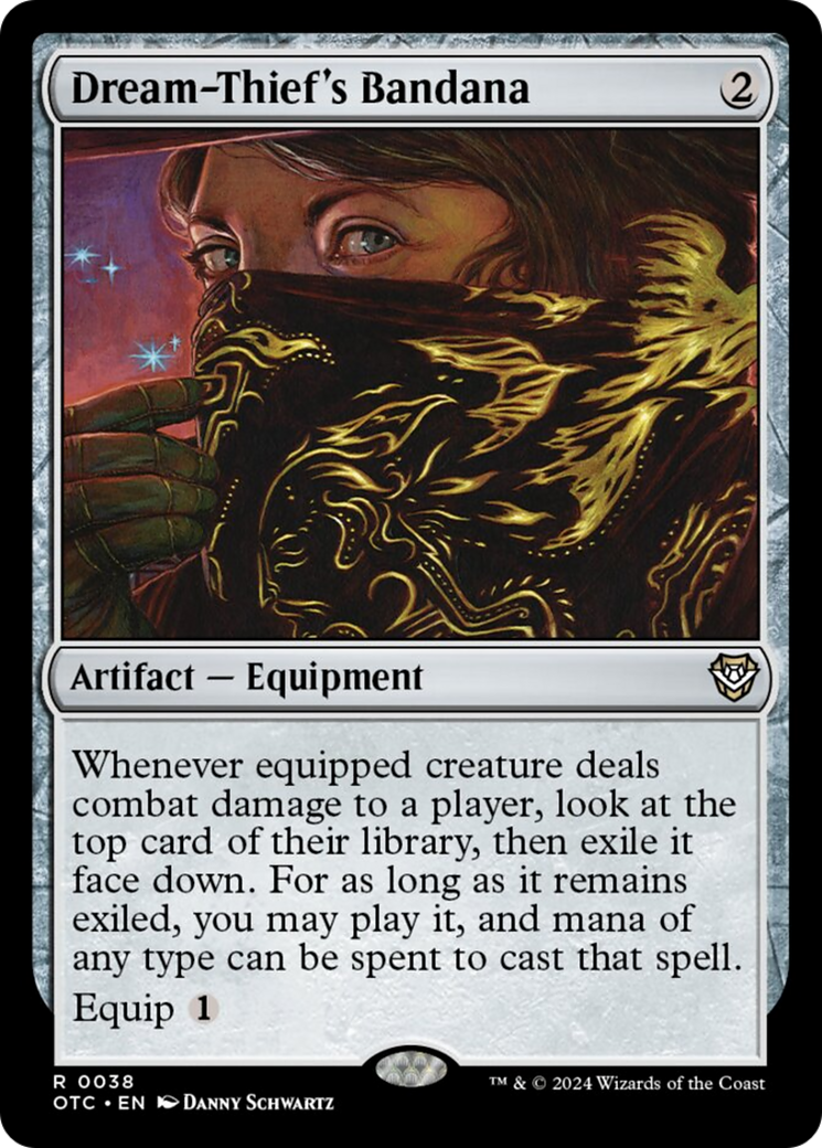 Dream-Thief's Bandana [Outlaws of Thunder Junction Commander] | Jomio and Rueliete's Cards and Comics