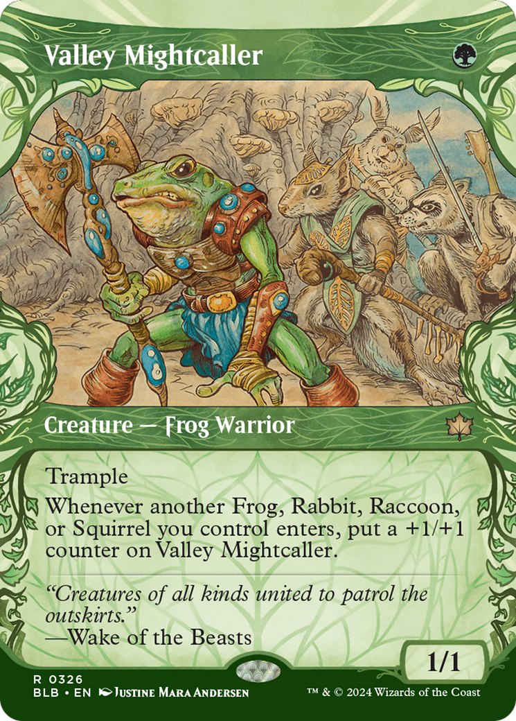 Valley Mightcaller (Showcase) [Bloomburrow] | Jomio and Rueliete's Cards and Comics