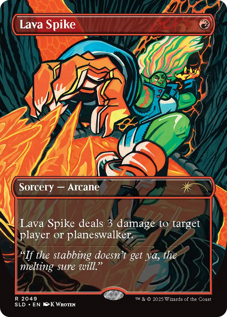 Lava Spike (2049) [Secret Lair Drop Series] | Jomio and Rueliete's Cards and Comics