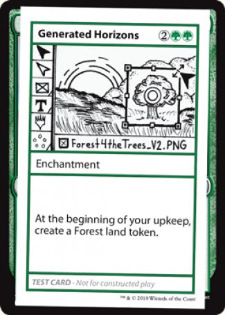 Generated Horizons (2021 Edition) [Mystery Booster Playtest Cards] | Jomio and Rueliete's Cards and Comics