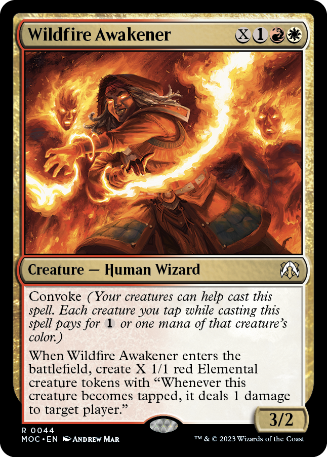 Wildfire Awakener [March of the Machine Commander] | Jomio and Rueliete's Cards and Comics