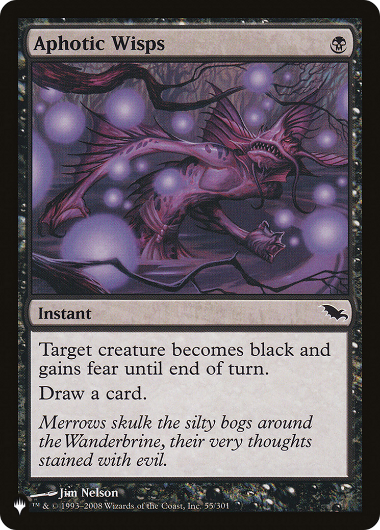 Aphotic Wisps [The List] | Jomio and Rueliete's Cards and Comics