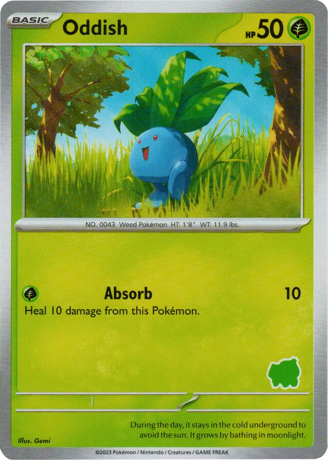 Oddish [My First Battle] | Jomio and Rueliete's Cards and Comics