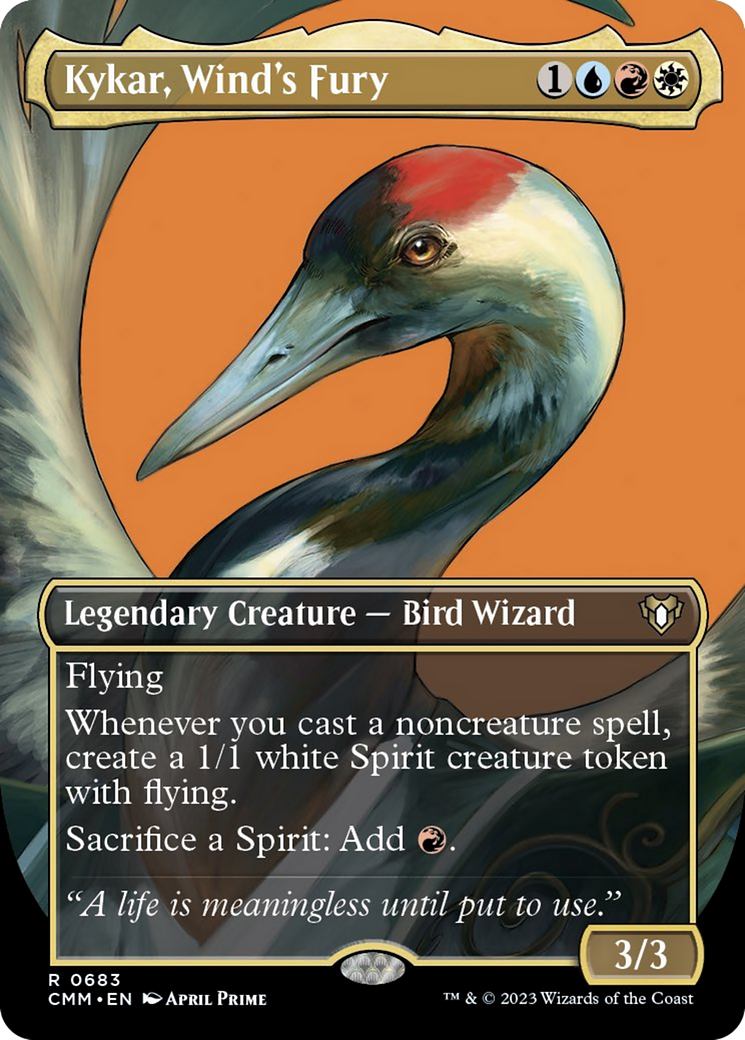 Kykar, Wind's Fury (Borderless Profile) [Commander Masters] | Jomio and Rueliete's Cards and Comics