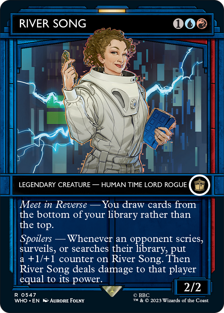 RIVER SONG (Showcase) [Doctor Who] | Jomio and Rueliete's Cards and Comics