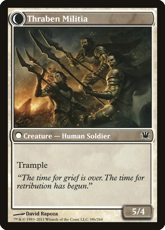 Thraben Sentry // Thraben Militia [Innistrad] | Jomio and Rueliete's Cards and Comics