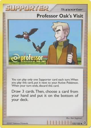 Professor Oaks Visit (122/132) (2008 2009) [Professor Program Promos] | Jomio and Rueliete's Cards and Comics
