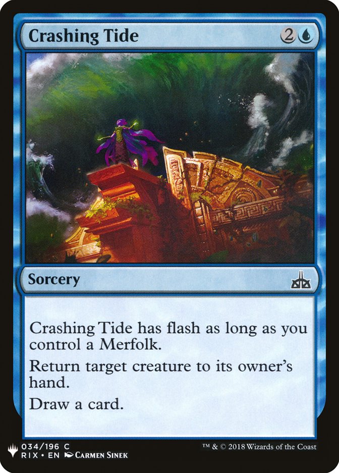 Crashing Tide [Mystery Booster] | Jomio and Rueliete's Cards and Comics