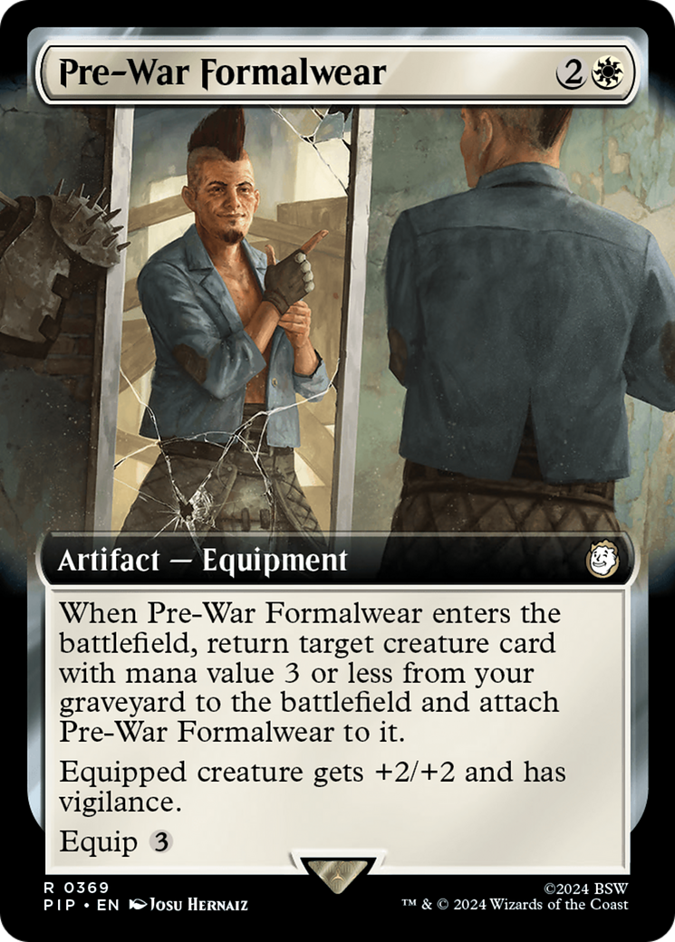 Pre-War Formalwear (Extended Art) [Fallout] | Jomio and Rueliete's Cards and Comics