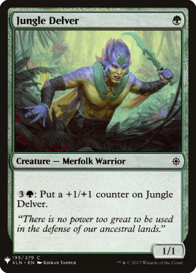 Jungle Delver [Mystery Booster] | Jomio and Rueliete's Cards and Comics