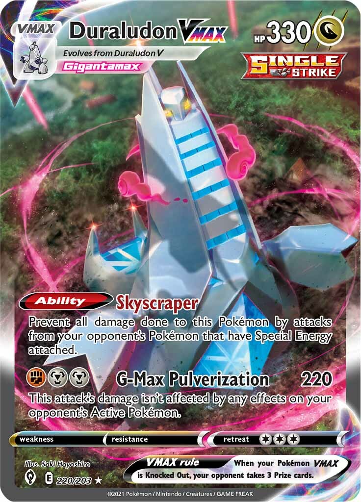 Duraludon VMAX (220/203) [Sword & Shield: Evolving Skies] | Jomio and Rueliete's Cards and Comics