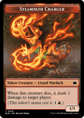 Treasure // Steampath Charger Double-Sided Token [Bloomburrow Tokens] | Jomio and Rueliete's Cards and Comics