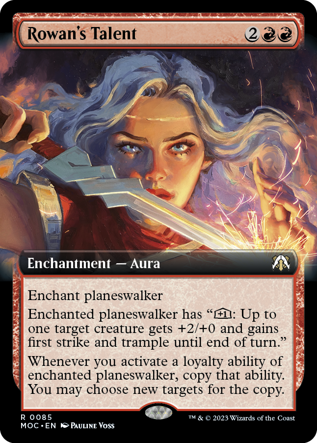 Rowan's Talent (Extended Art) [March of the Machine Commander] | Jomio and Rueliete's Cards and Comics