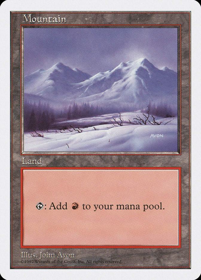 Mountain (442) [Fifth Edition] | Jomio and Rueliete's Cards and Comics