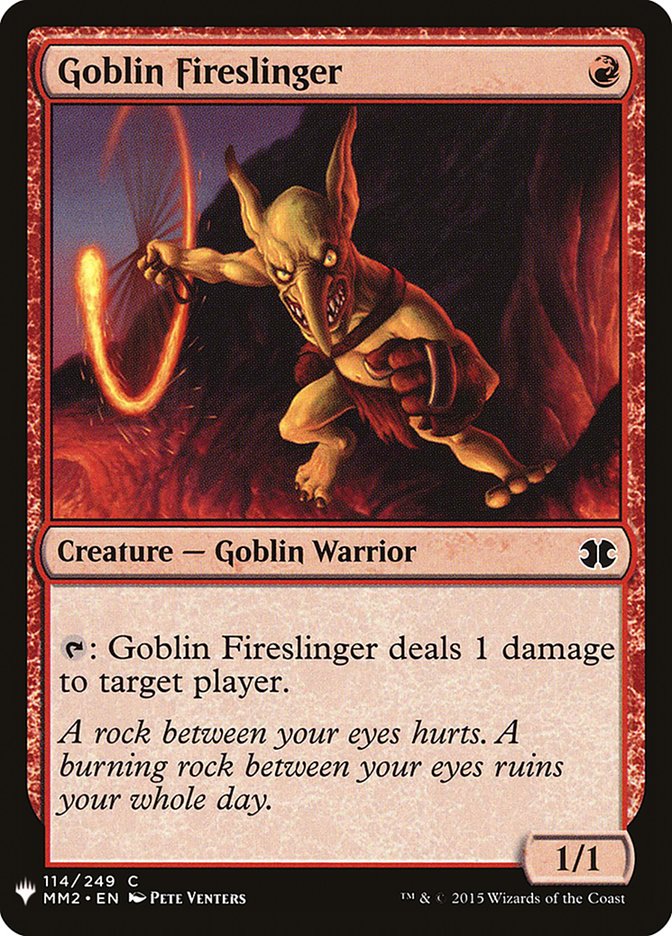 Goblin Fireslinger [Mystery Booster] | Jomio and Rueliete's Cards and Comics