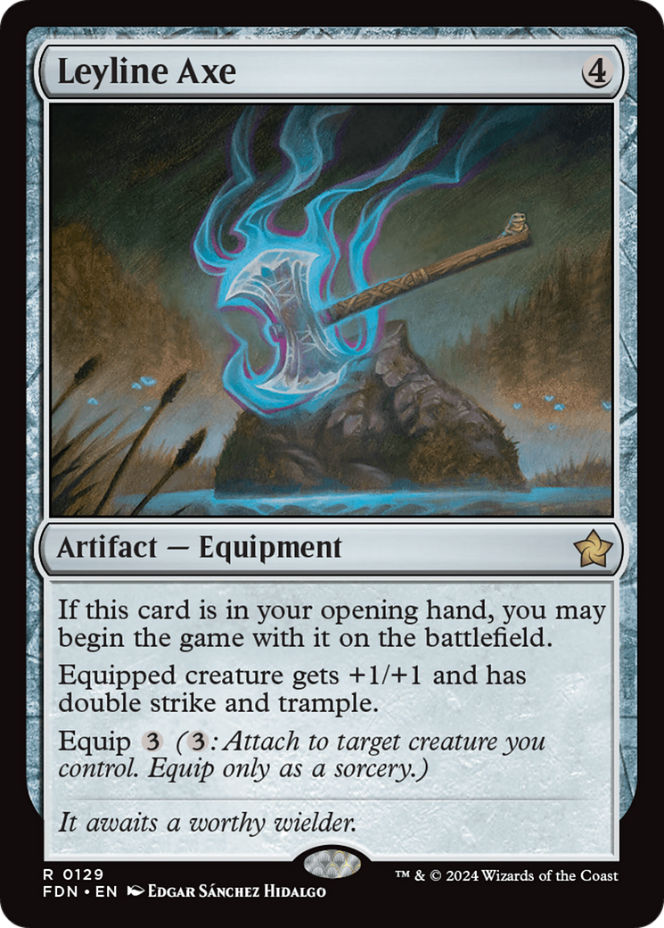 Leyline Axe [Foundations] | Jomio and Rueliete's Cards and Comics
