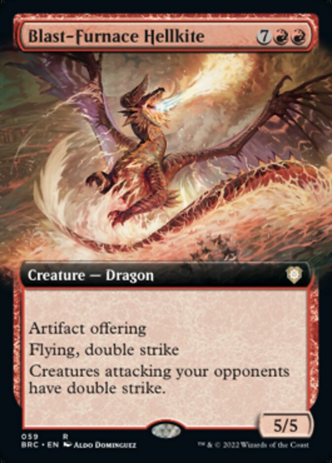 Blast-Furnace Hellkite (Extended Art) [The Brothers' War Commander] | Jomio and Rueliete's Cards and Comics
