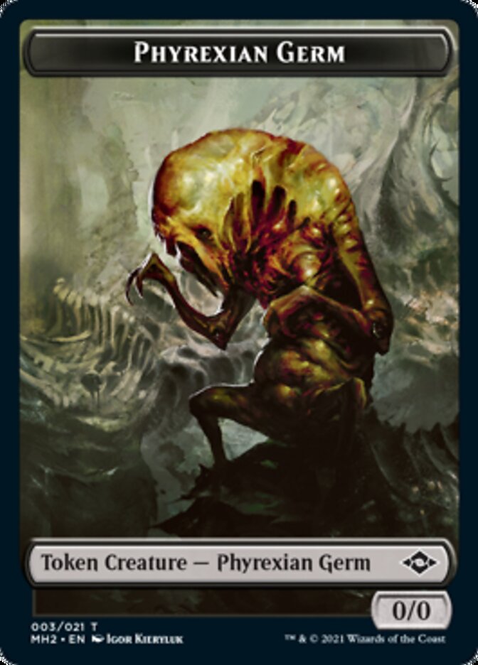 Phyrexian Germ // Squirrel Double-Sided Token [Modern Horizons 2 Tokens] | Jomio and Rueliete's Cards and Comics