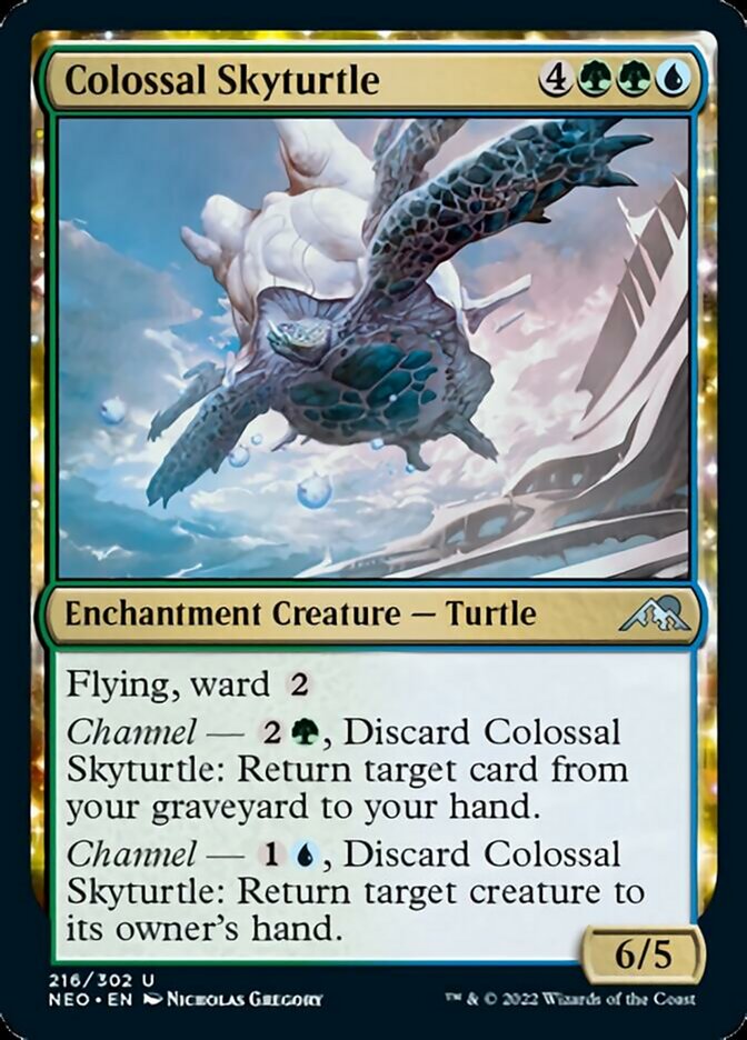 Colossal Skyturtle [Kamigawa: Neon Dynasty] | Jomio and Rueliete's Cards and Comics