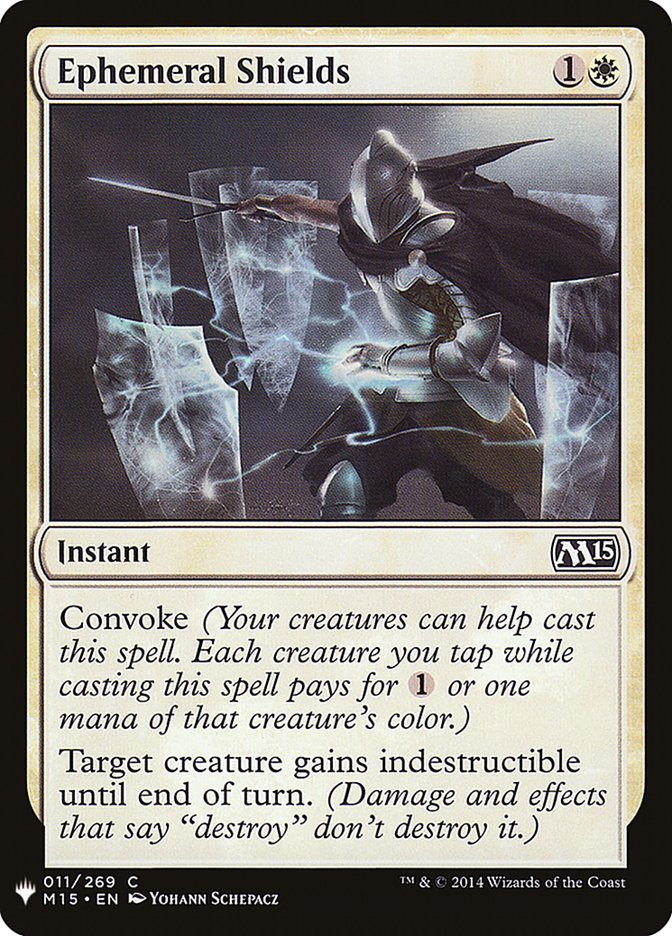 Ephemeral Shields [Mystery Booster] | Jomio and Rueliete's Cards and Comics
