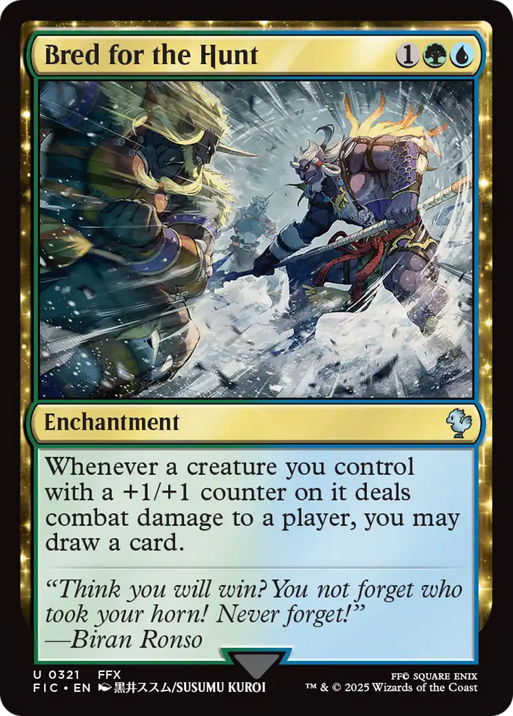 Bred for the Hunt [FINAL FANTASY Commander] | Jomio and Rueliete's Cards and Comics