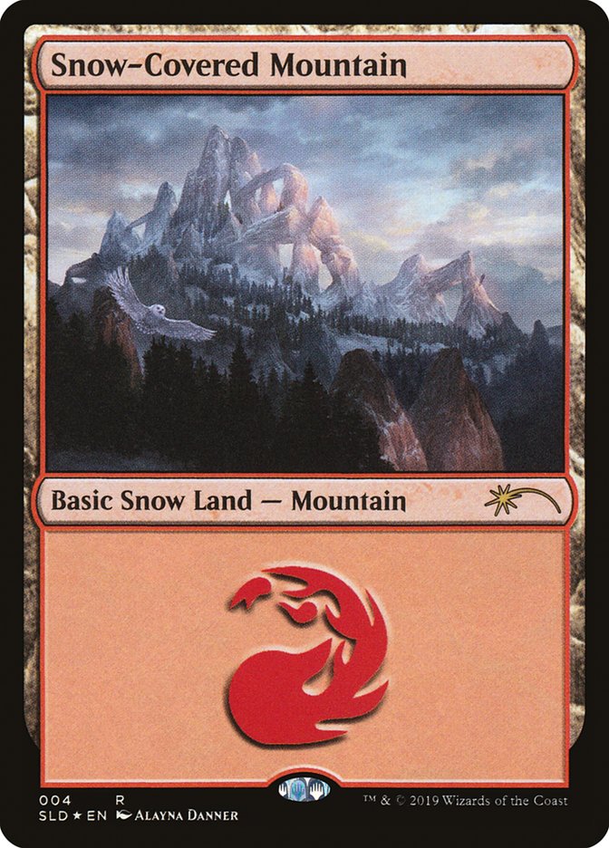 Snow-Covered Mountain (004) [Secret Lair Drop Series] | Jomio and Rueliete's Cards and Comics