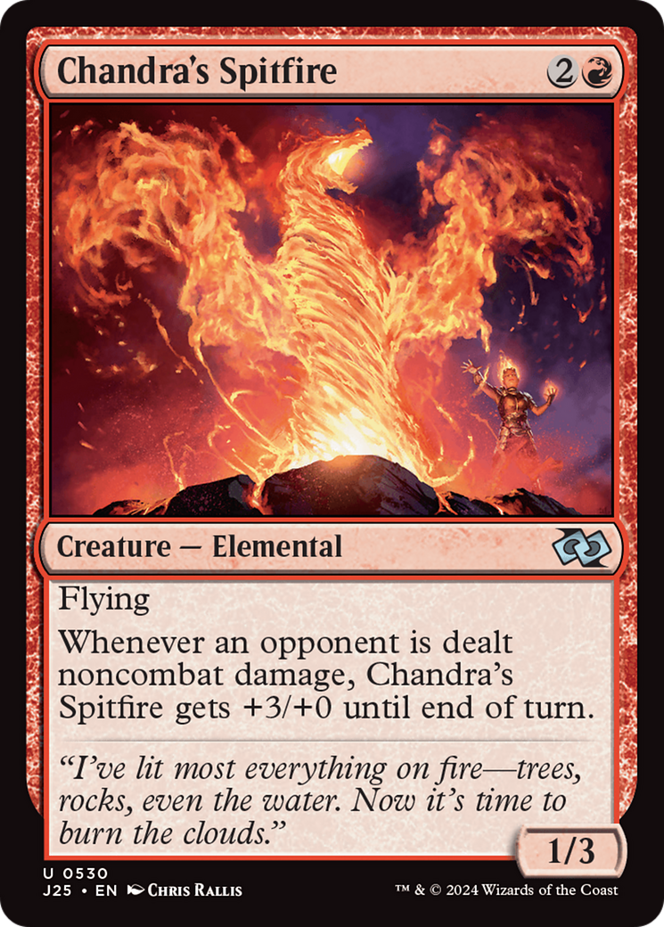 Chandra's Spitfire [Foundations Jumpstart] | Jomio and Rueliete's Cards and Comics