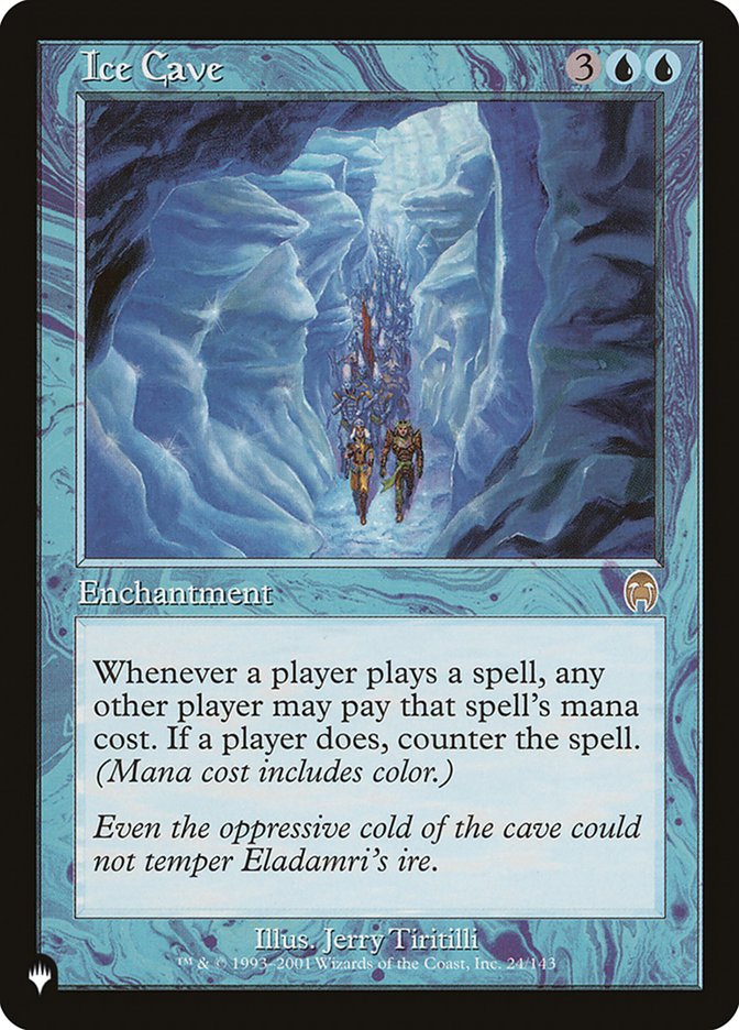 Ice Cave [The List] | Jomio and Rueliete's Cards and Comics
