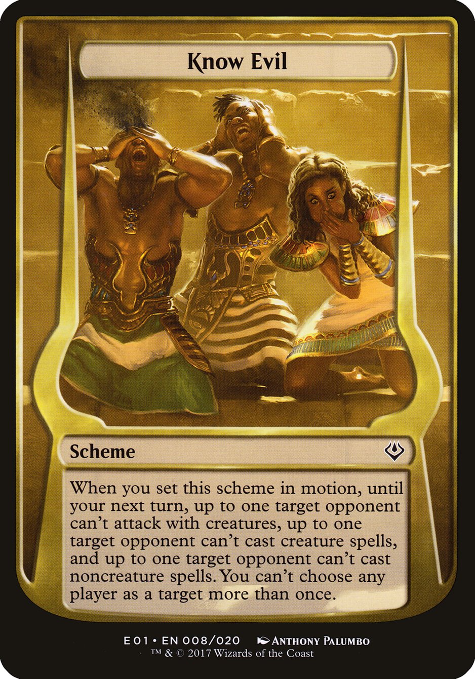 Know Evil (Schemes) [Archenemy: Nicol Bolas Schemes] | Jomio and Rueliete's Cards and Comics