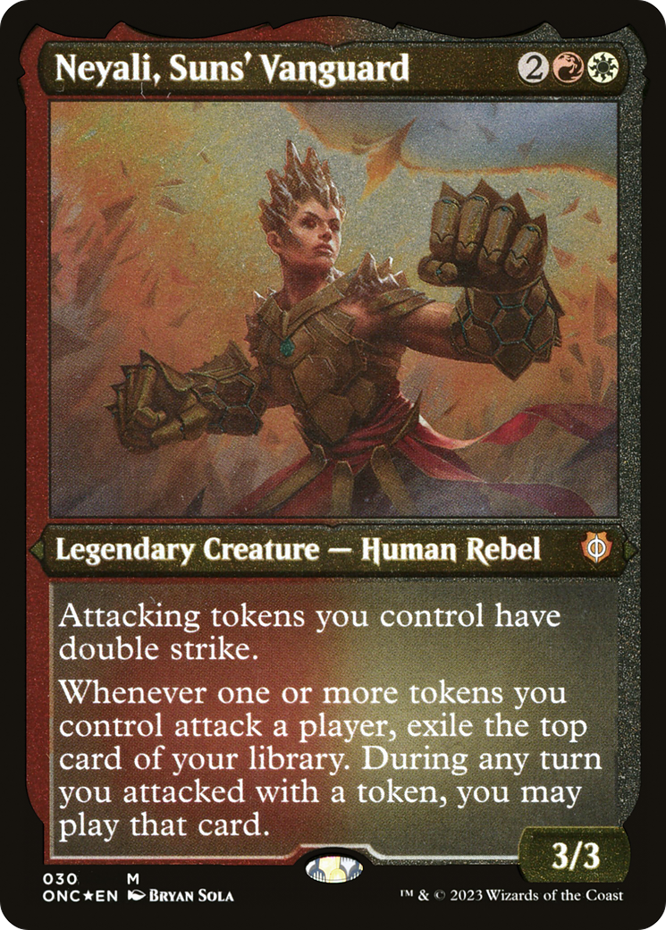 Neyali, Suns' Vanguard (Foil Etched) (Display Commander) [Phyrexia: All Will Be One Commander] | Jomio and Rueliete's Cards and Comics
