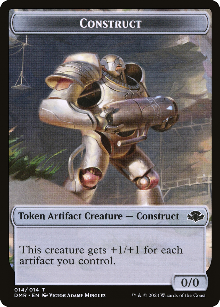 Construct Token [Dominaria Remastered Tokens] | Jomio and Rueliete's Cards and Comics