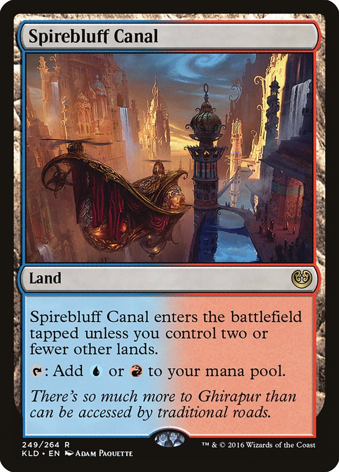 Spirebluff Canal [Kaladesh] | Jomio and Rueliete's Cards and Comics