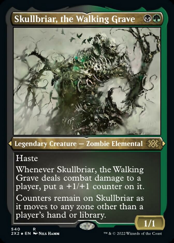 Skullbriar, the Walking Grave (Foil Etched) [Double Masters 2022] | Jomio and Rueliete's Cards and Comics
