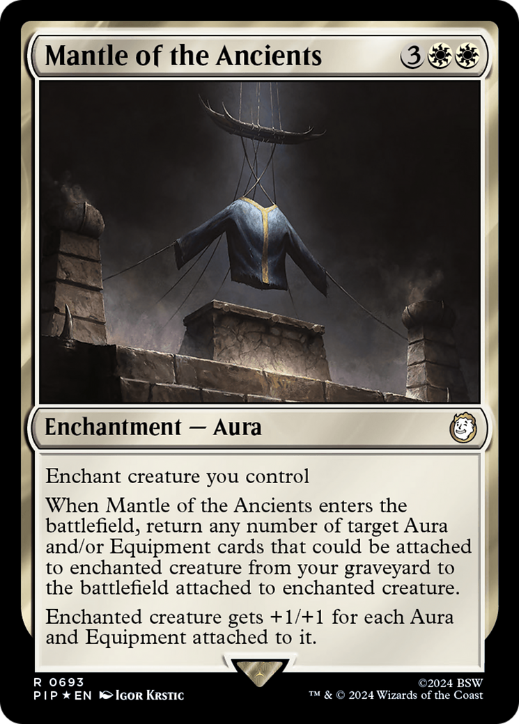 Mantle of the Ancients (Surge Foil) [Fallout] | Jomio and Rueliete's Cards and Comics