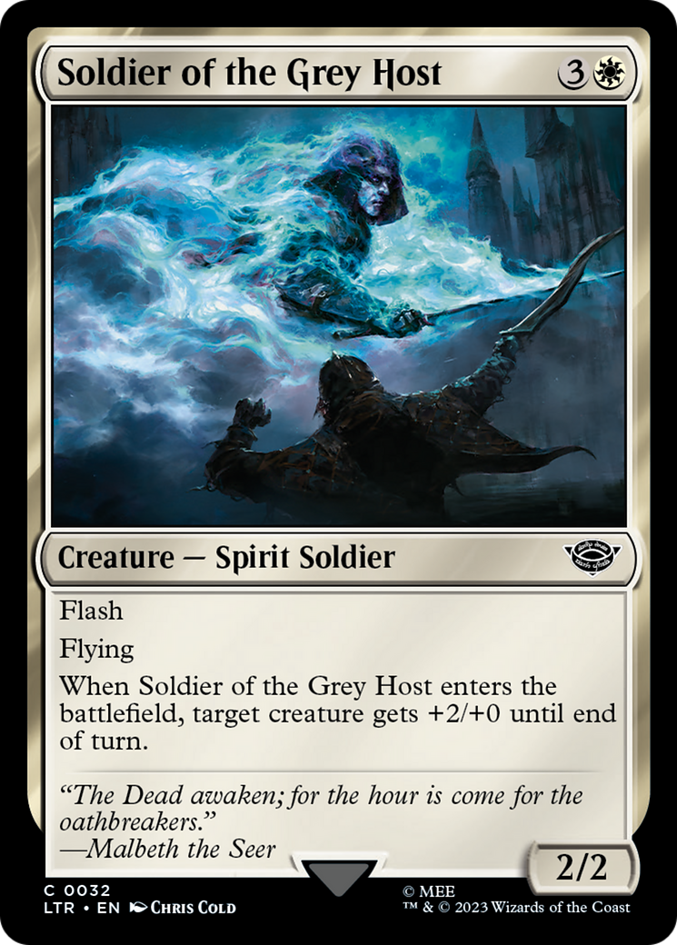 Soldier of the Grey Host [The Lord of the Rings: Tales of Middle-Earth] | Jomio and Rueliete's Cards and Comics