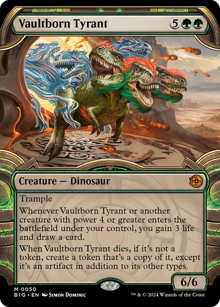 Vaultborn Tyrant (Showcase) [Outlaws of Thunder Junction: The Big Score] | Jomio and Rueliete's Cards and Comics