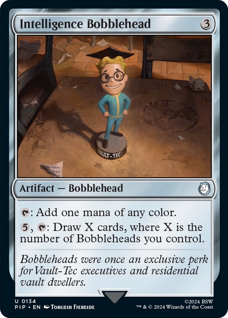Intelligence Bobblehead [Fallout] | Jomio and Rueliete's Cards and Comics
