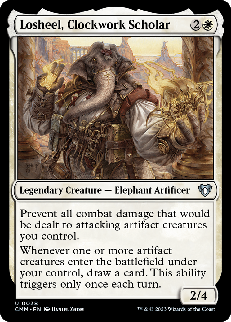 Losheel, Clockwork Scholar [Commander Masters] | Jomio and Rueliete's Cards and Comics
