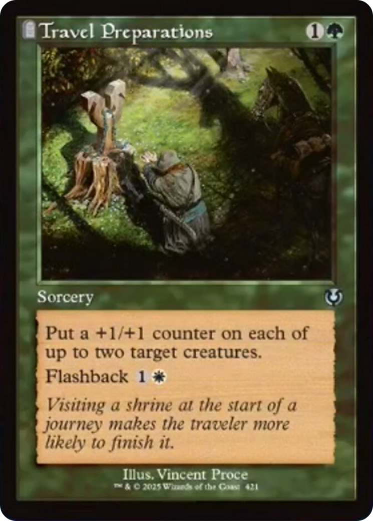 Travel Preparations (Retro Frame) [Innistrad Remastered] | Jomio and Rueliete's Cards and Comics