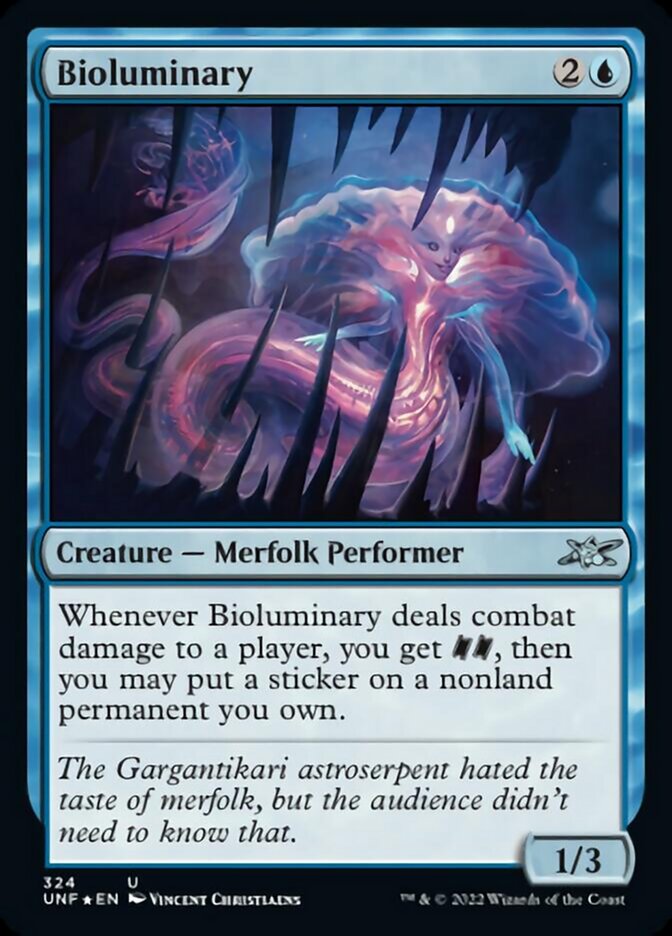 Bioluminary (Galaxy Foil) [Unfinity] | Jomio and Rueliete's Cards and Comics