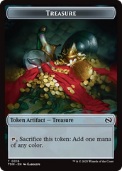 Zombie Druid // Treasure Double-Sided Token [Tarkir: Dragonstorm Tokens] | Jomio and Rueliete's Cards and Comics